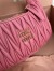 Miu Miu Wander Hobo Bag in Begonia Pink Matelasse Leather