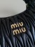 Miu Miu Wander Hobo Bag in Black Matelasse Leather