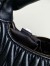 Miu Miu Wander Hobo Bag in Black Matelasse Leather
