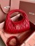 Miu Miu Wander Hobo Bag in Red Matelasse Leather
