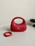 Miu Miu Wander Hobo Bag in Red Matelasse Leather