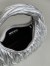 Miu Miu Wander Hobo Bag in Silver Matelasse Leather