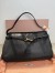 Miu Miu Aventure Medium Shoulder Bag in Black Nappa Leather