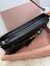 Miu Miu Aventure Medium Shoulder Bag in Black Nappa Leather