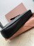 Miu Miu Aventure Medium Shoulder Bag in Black Nappa Leather