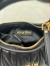Miu Miu Wander Hobo Mini Bag in Black Matelasse Leather