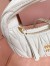 Miu Miu Wander Hobo Mini Bag in White Matelasse Leather