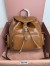 Miu Miu Large Backpack in Brown Calfskin