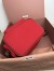 Miu Miu Large Backpack in Red Canvas and Calfskin