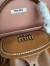 Miu Miu Small Backpack in Brown Calfskin