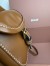 Miu Miu Small Backpack in Brown Calfskin