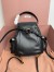 Miu Miu Small Backpack in Black Calfskin