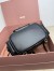 Miu Miu Small Backpack in Black Calfskin