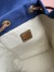 Miu Miu Small Backpack in Blue Canvas and Calfskin