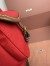 Miu Miu Small Backpack in Red Canvas and Calfskin