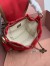 Miu Miu Small Backpack in Red Canvas and Calfskin