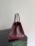 Bottega Veneta Barbara Bag in Barolo Intrecciato Lambskin