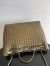 Bottega Veneta Large Andiamo Bag in Khaki Intrecciato Lambskin