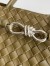 Bottega Veneta Large Andiamo Bag in Khaki Intrecciato Lambskin
