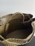 Bottega Veneta Large Andiamo Bag in Khaki Intrecciato Lambskin