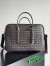 Bottega Veneta Getaway Briefcase in Fondant Intrecciato Calfskin