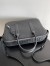 Bottega Veneta Getaway Briefcase in Black Intrecciato Calfskin