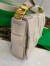 Bottega Veneta Cassette Bag In White Grained Leather