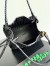 Bottega Veneta Parachute Medium Bag in Black Intrecciato Lambskin