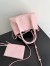 Bottega Veneta Pinacoteca Small Bag in Pink Intrecciato Calfskin