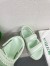 Bottega Veneta Jack Flat Slingback Sandals in Glacier Lambskin