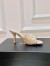 Bottega Veneta Blink Mules 80mm in Beige Intrecciato Lambskin