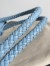 Bottega Veneta Tosca Bag in Light Blue Intrecciato Calfskin