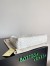 Bottega Veneta Tosca Bag in White Intrecciato Calfskin