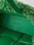 Bottega Veneta Arco Tote In Green Intrecciato Shearling