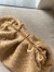 Bottega Veneta Large Pouch Clutch In Beige Intrecciato Lambskin