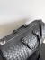 Bottega Veneta Medium Duffle Bag in Black Intrecciato Calfskin