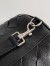Bottega Veneta Medium Duffle Bag in Black Intrecciato Grained Calfskin