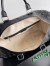 Bottega Veneta Medium Duffle Bag in Black Intrecciato Grained Calfskin