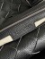 Bottega Veneta Medium Duffle Bag in Black Intrecciato Grained Calfskin