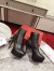 Christian Louboutin Bianca Ankle Boots 120mm in Black Lambskin