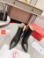 Christian Louboutin Condora Stretch 100mm Boots in Black Calfskin