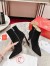 Christian Louboutin Condora Stretch 100mm Boots in Black Suede Leather