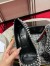 Christian Louboutin Condora Spikes 100mm Pumps in Black Lambskin
