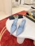 Christian Louboutin Miss Z Slingback Pumps 100mm in Blue Patent