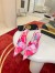 Christian Louboutin Miss Z Slingback Pumps 100mm in Peonies Printed Fabric