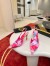 Christian Louboutin Miss Z Slingback Pumps 100mm in Peonies Printed Fabric