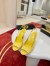 Christian Louboutin Sofia Z Slingback Pumps 100mm in Yellow Patent Leather