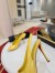 Christian Louboutin Sofia Z Slingback Pumps 100mm in Yellow Patent Leather