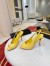 Christian Louboutin Sofia Z Slingback Pumps 100mm in Yellow Patent Leather