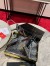 Christian Louboutin Condora Riviera Spikes 100mm Pumps in Black Lambskin